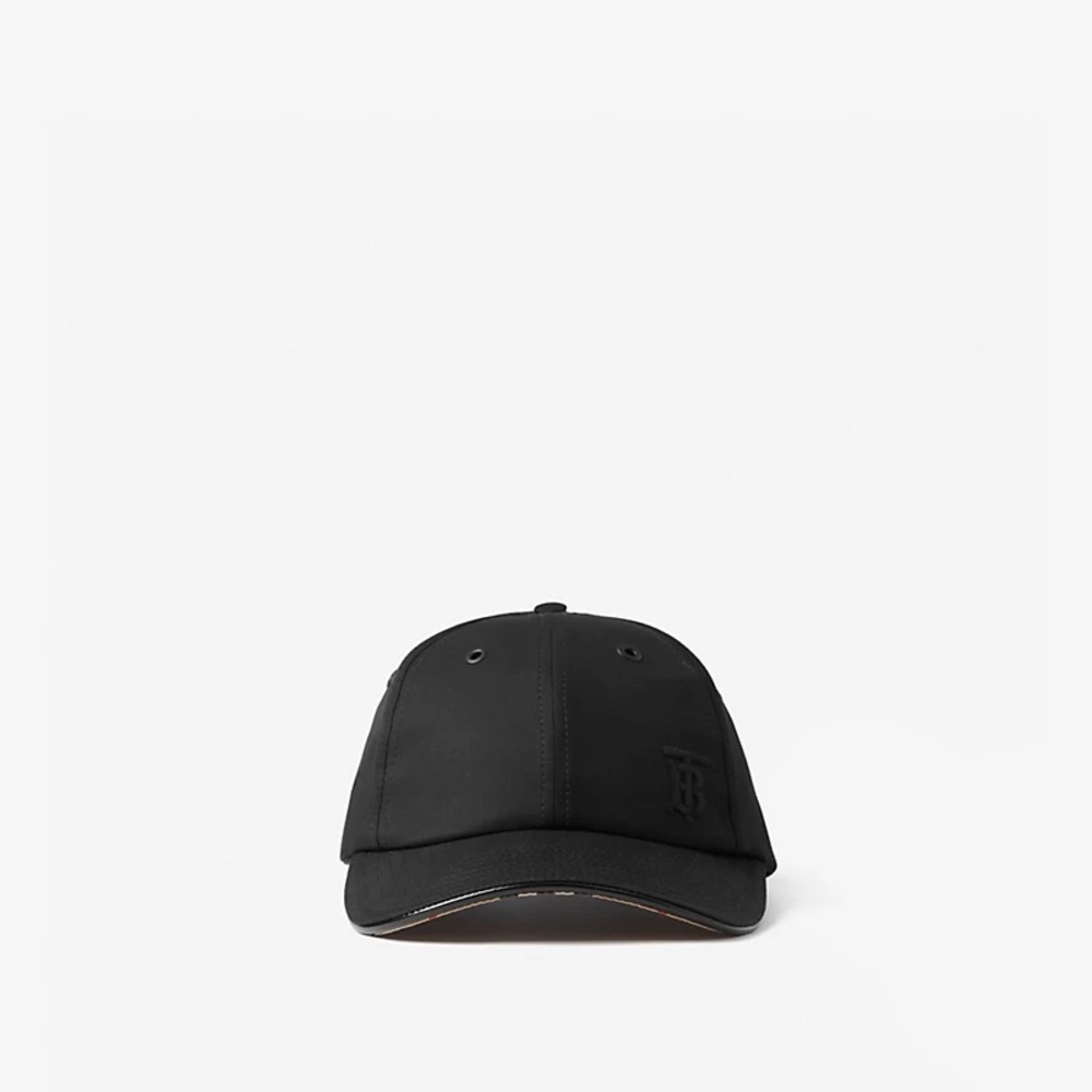 Burberry Monogram Motif Tropical Gabardine Baseball Cap